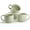 Sage Green, variant on Maison Neuve Riverside Collection Ceramic Stoneware Mug Set, 4-Piece, Hand Crafted, 19 oz, California Teal