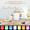 thumbnail image 1 of Light Smart  Speaker LED Night Lamp Colorful Home Remote Control Charging Bedroom Bedside Table Light, 1 of 7