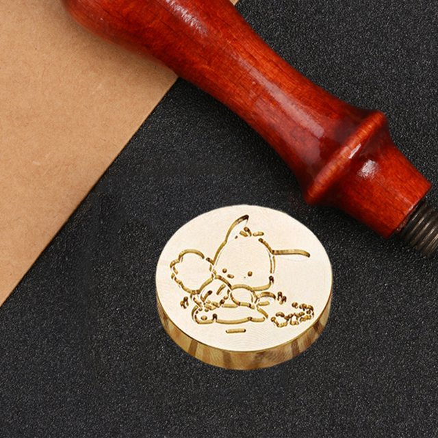 Cabeza De Sello Serie de animales pequeños Run Dog, cabeza de sello de sellado, suministros para manualidades DIY de cobre redondo Wdftyju Libre de BPA