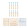 thumbnail image 3 of 100 Sheets of English Time Cards Attendance Time Cards Double-sided Time Cards Paper, 3 of 6
