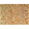 thumbnail image 1 of Ahgly Company Indoor Rectangle Contemporary Orange Abstract Area Rugs, 5' x 8', 1 of 6