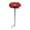 Red, variant on Metal Flower Stake Designed As Wildlife Water Source Outdoor Bird Feeder Weather For Backyard Gardens And Pati