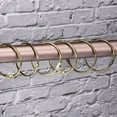 thumbnail image 5 of Shower Curtain Rings, 15 pack Carbon Steel Round Snap Shower Curtain Hooks, 0.75 Inch Binder Rings (Silver), 5 of 5