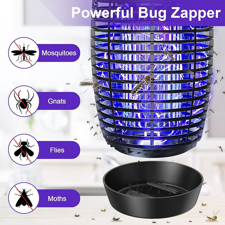 PALONE Bug Zapper 4500v 20w Lampe anti-moustiques UV avec boîtier