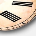 thumbnail image 2 of Designart 'Bull Skull and Flower' Bohemian Wall Clock, 2 of 3