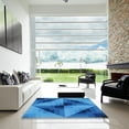 thumbnail image 6 of Ahgly Company Indoor Rectangle Patterned Blue Eyes Blue Area Rugs, 7' x 9', 6 of 6