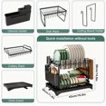 thumbnail image 3 of Kitchen Dish Drying Rack Large Capacity With Drain Board, 3 of 7