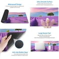thumbnail image 3 of Romantic Purple Lavender Large Gaming Mousepad Waterproof NonSlip Desk Mat (12" x 31.5") for Home Office Work, Keyboard Pad Essentials, Calming and Elegant, 3 of 6