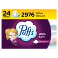 thumbnail image 1 of Facial Pañuelos Puffs Ultra Soft, 24 cajas familiares, 124 pañuelos, 1 of 9