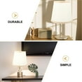 thumbnail image 3 of RUNROTOO modern lampshade Lampshade White Home Users 1Pc, 3 of 8