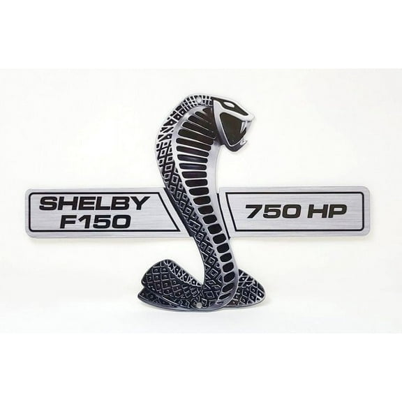 Shelby F150 750HP Badge Steel Sign