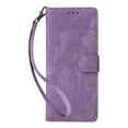 thumbnail image 2 of Wallet Case for Samsung Z Fold 5,with RFID Blocking Credit Card Holder, with Wrist Strap PU Leather Magnetic Folio Kickstand Shockproof Women Men Phone case for Samsung Galaxy Z Fold 5, Purple, 2 of 8