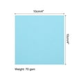 thumbnail image 2 of Uxcell Origami Paper Double Sided Sheet for Art Craft Project Beginner 50 Sheets Light Blue 4x4 inch, 2 of 6