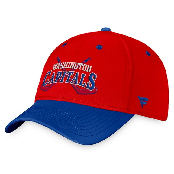 Men's Fanatics Red/Blue Washington Capitals Heritage Vintage Flex Hat