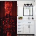 thumbnail image 6 of Pinhead Shower Curtain, Bath Curtain Bathroom Home Decor Waterproof Polyester for Bathroom with 12 Hooks 35.43x70.87Inch（90x180cm）, 6 of 8