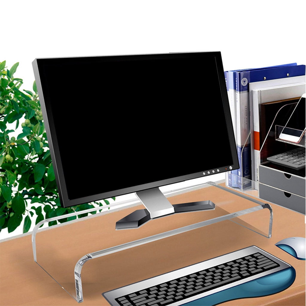 Acrylic Computer Monitor Stand for Home Business Desk