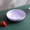 thumbnail image 5 of Deep Dinner Plates, 5.9"×1.4" Lightweight Dinner Dish, Round Serving Plates, Shallow Dinner Bowls, Plastic Plates Microwave and Dishwasher Safe, Multipurpose Plates for Daily Use, Purple, 5 of 7