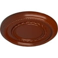 thumbnail image 3 of Ekena Millwork 12 5/8"OD x 1 1/8"P Federal Roped Small Ceiling Medallion (Fits Canopies up to 6"), Hand-Painted Firebrick, 3 of 7