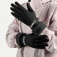 thumbnail image 6 of Winter Ladies Warm Gloves with Cuff, Thickened Riding Driving Gloves, Fashion Heating Hand Protection, Thermal Insulation, Cold Weather Outdoor Activities, 6 of 6