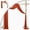 Red, variant on Chiffon Fabric Drapery Wedding Arch Drape, Party Backdrop Curtain Panel, Ceremony Reception Decoration
