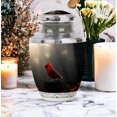 thumbnail image 4 of MUKTIVE Cardinal Memorial Urn for Human Adult Male - Human Urns for Ashes Adult Female - Large Urns for Cremated Remains - 10 Inch Urn for Father, 4 of 7