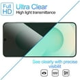 thumbnail image 4 of 2 Pack for Google Pixel 10 / 10 Pro Privacy Screen Protector, Anti Spy Tempered Glass Film 9H Hardness, Shatterproof Scratch Resistant for Google Pixel 10 / 10 Pro, Case Friendly, Black, 4 of 5