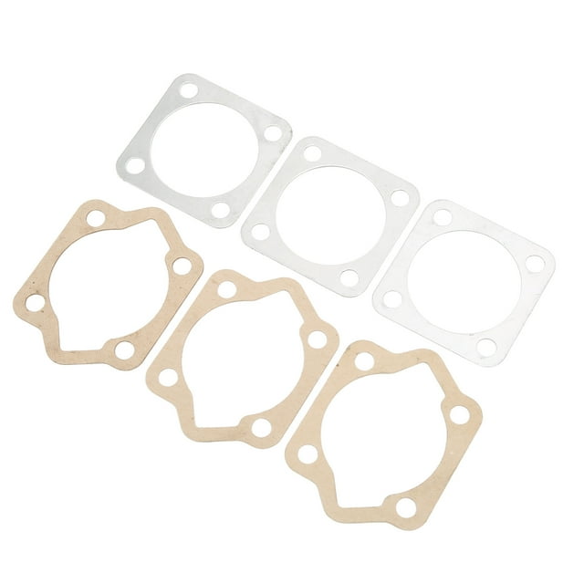 Cylinder Head Base Gaskets Kit Durable Engine Gasket Aluminum Paper 6pcs Rustproof For 2 Stroke 66cc 80cc Motorized ANGGREK Accesorios