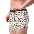 thumbnail image 2 of Fuzoiu Horse Print Men's Ultra Breathable Underwear,No Riding Up Boxer Briefs with ComfortFlexible Waistband-Small, 2 of 5