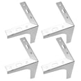 thumbnail image 4 of 4 piezas de muebles de muebles triangular patas gabinete muebles de servicio pesado pies de reemplazo de muebles, 4 of 7