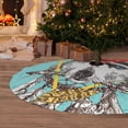 thumbnail image 6 of Pofeuu Husky With Dreamcatcher Print Christmas Tree Skirt, Merry Christmas Skirt Xmas Tree Ornaments for Xmas Holiday Party Decorations-36", 6 of 7