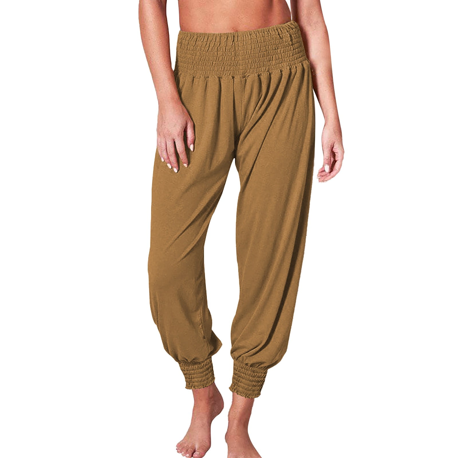 JDEFEG Pants for Women Womens Casual Business Attire Womens Yoga Loose  Workout Sweat Pants Comfy Pants with Pockets Light Summer Pants Women's  Pants Polyester,Spandex Coffee Xxl 
