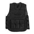 thumbnail image 1 of Chaleco táctico militar cuatro en uno, chaleco protector de asalto de combate de Paintball de nailon BK, 1 of 10