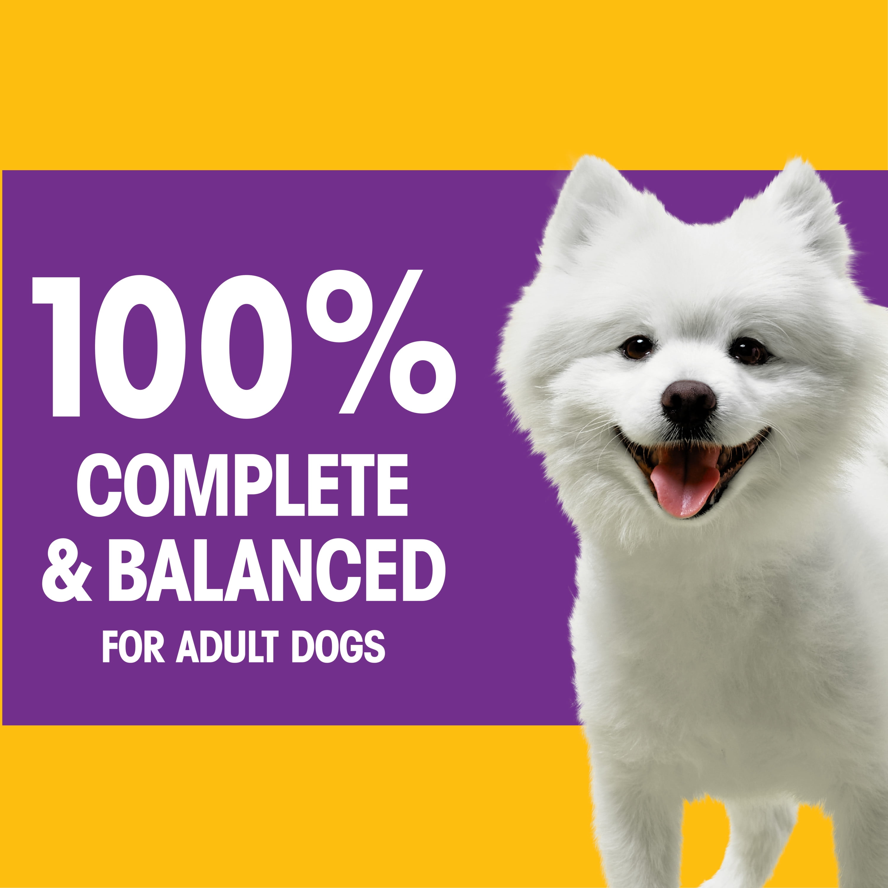 PEDIGREE with Tender Bites Complete Nutrition Adult Small Breed Dry Dog Food, Chicken & Steak Flavor, 15.9 lb. Bag