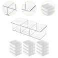 thumbnail image 6 of Dualoai Press on Nail Storage Box Set Display Case Portable Multipurpose Clear Practical Divided Long Box, 6 of 7