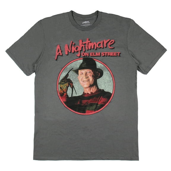 Nightmare On Elm Street Men's Smiling Freddy Adult Short Sleeve T-Shirt