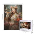 thumbnail image 4 of 500 PCS 500 Pcs Jigsaw Puzzles For Adults Flower Woman And Deer,Wonderful Imagination,Ideal For Relaxation And Family Fun,Vintage Art Wooden Puzzle For Adults,Unique And Beautiful Design, 4 of 6