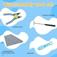 thumbnail image 4 of Building Block Tool Kit Toys Dismantled Device Include Brick Separator Multi-Use Hammer Auxiliary Pliers Measuring Tool Technical Accessories for Building Block Disassembly, 4 of 11