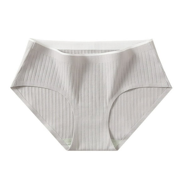 Qingsaizhen Underpants,Middle Waist Women Briefs Stretchy Cotton Female Intimates Underwear for Home