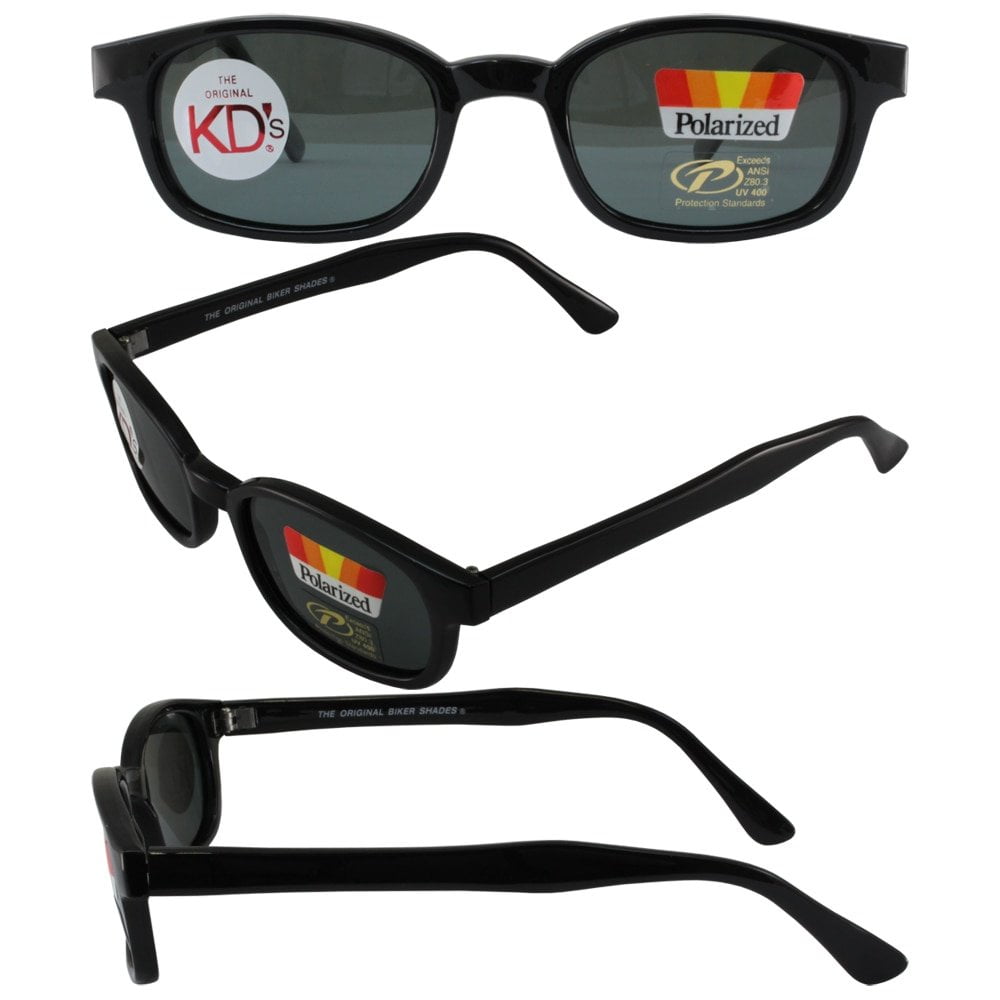 KD's Sunglasses Original Biker Shades Motorcycle Red Frame Red Mirror 20124 