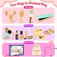 thumbnail image 3 of Flooyes Makeup Kit For Little Girl, Wooden Makeup Toy Set With Beauty Salon For Kids, Birthday Gift For 3 4 5 6 7 8 Year Old Toddlers, 3 of 7