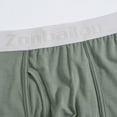 thumbnail image 3 of ZAIGGUT Mens Long Leg Boxer Briefs - Soft Stretchy Breathable Pouch Underwear 4Multi02 XL, 3 of 6