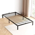 thumbnail image 3 of Twin/Full/Queen/King Size Bed Frame with Storage, 6"/8"/10"/14" Metal Platform Bed Frame, No Box Spring Needed, Steel Slat Support, Easy Assembly, Dur-able Bed Frame, 3 of 9