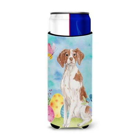 

Brittany Spaniel Easter Michelob Ultra Hugger for Slim Cans