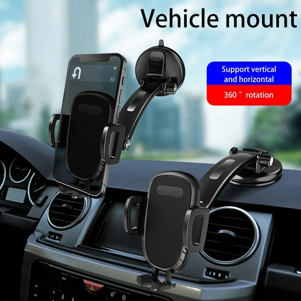 Support de téléphone portable pour la ventilation de voiture avec crochet  rotatif 360 mobile universel