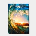 thumbnail image 3 of Design Art - Vagues Colorées de l'Océan Qui Tombent, 3 of 4