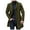 Army Green, variant on Men's Trench Coat Wool Blend Slim Fit Top Coat Single Breasted Business Overcoat Black