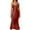 Brown, variant on Seductive Satin Strapless Backless Long Dress With Waist Cinching Tie