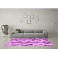 thumbnail image 3 of Ahgly Company Indoor Rectangle Abstract Pink Modern Area Rugs, 7' x 10', 3 of 4