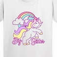 thumbnail image 4 of Inktastic Big Sister Unicorn Youth T-Shirt, 4 of 5