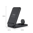 thumbnail image 3 of TIMIFIS Wireless Charging Station 3 In 1 Charging Station For Multiple Devices 15W Wireless Charger Stand IOS & Android -, 3 of 7
